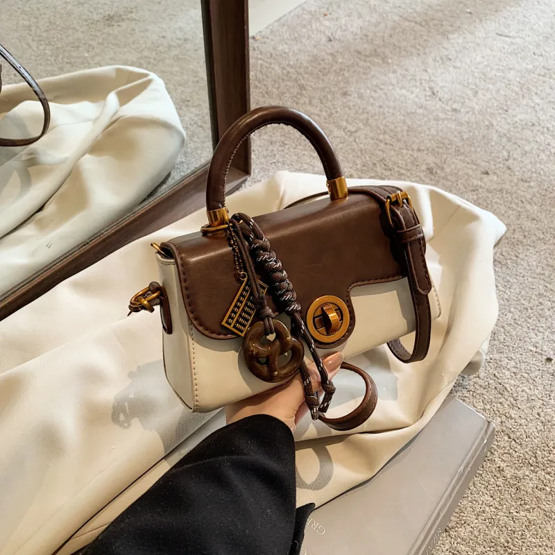 Yalu PU Shoulder Bag, Crossbody Bag, Handbag Regular Women's Coffee/White/Brown/Black-6