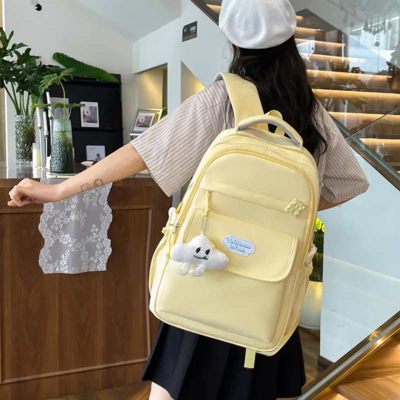 Yalu Twill Backpack Women's Multicolor-5