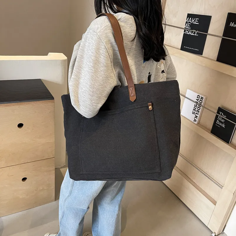 Yalu Canvas Bag, Tote Bag, Shoulder Bag Regular Women's Multicolor-19