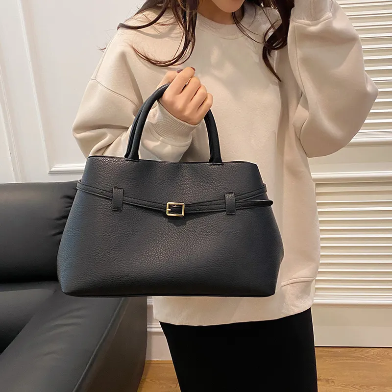 Yalu PU Handbag Regular Women's White/Black/Burgundy/Khaki-10