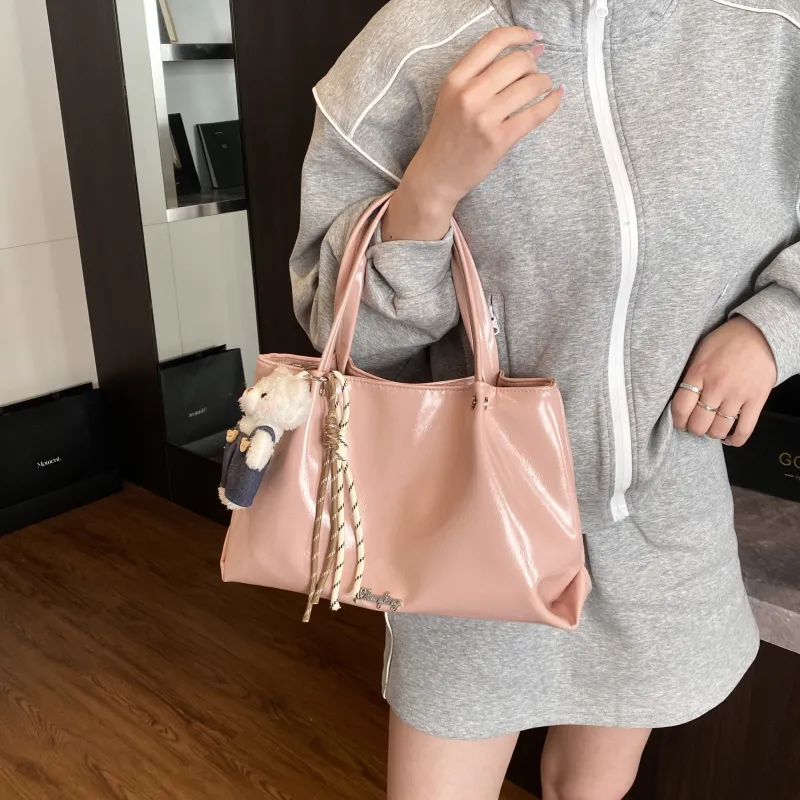 Yalu PU Shoulder Bag, Crossbody Bag, Handbag Regular Women's White/Silver/Black/Pink-17