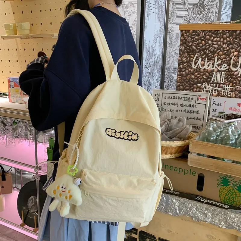 Yalu Nylon Backpack Unisex Multicolor-18