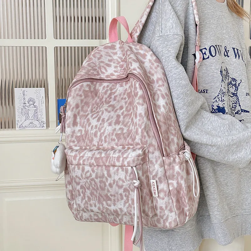 Yalu Nylon Backpack Unisex Multicolor-5