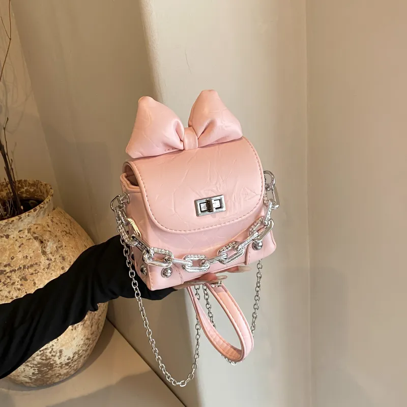 Yalu PU Crossbody Bag Handbag Shoulder Bag Regular Women's Black/Silver/Pink/White-16