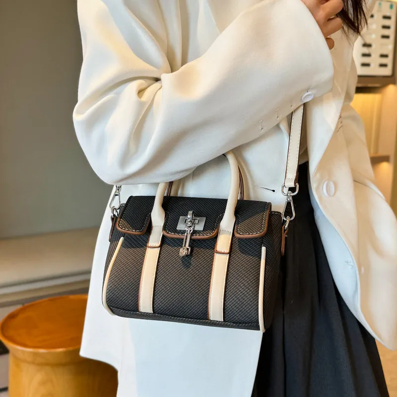 Yalu PU Kelly Bag, Handbag, Crossbody Bag Regular Women's Multicolor-24