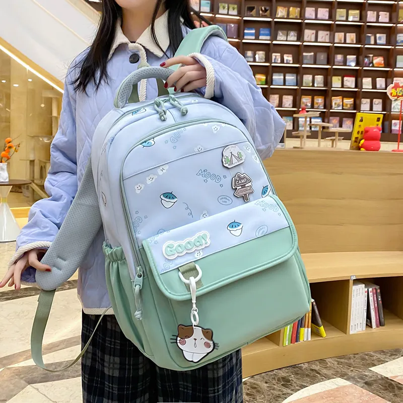 Yalu Nylon Backpack Regular Unisex Multicolor-22