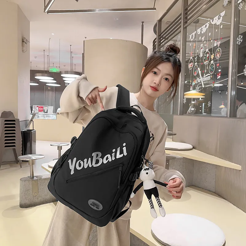Yalu Nylon Backpacks Regular Unisex Multicolor-5