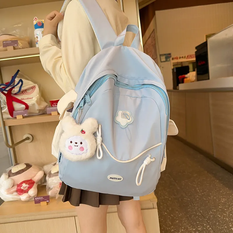 Yalu Nylon Backpack Regular Unisex Multicolor-8