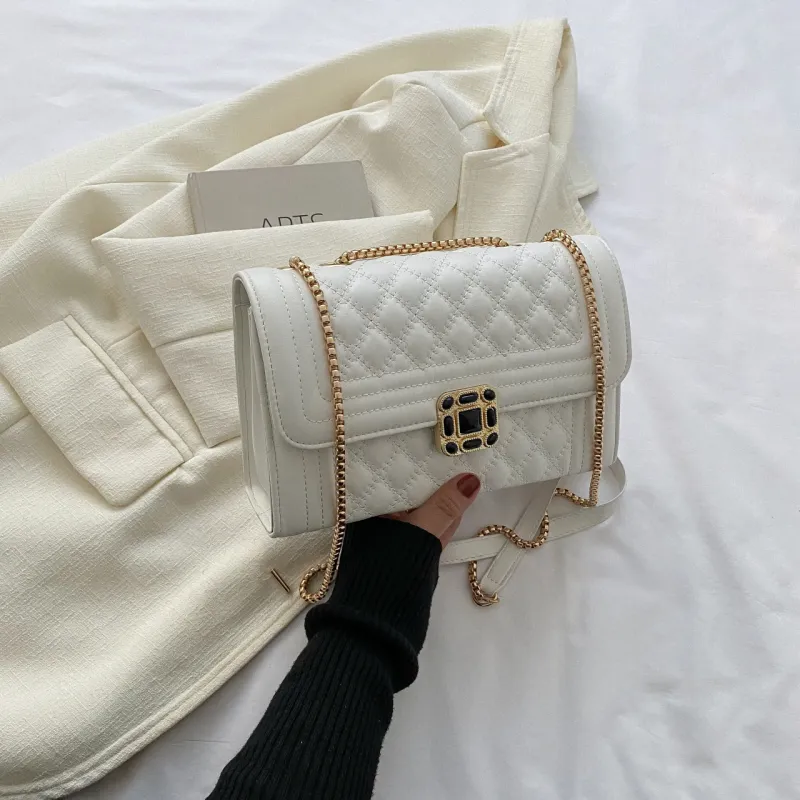 Yalu PU Crossbody Bag, Shoulder Bag Regular Women's Khaki/Black/Ecru/White-27
