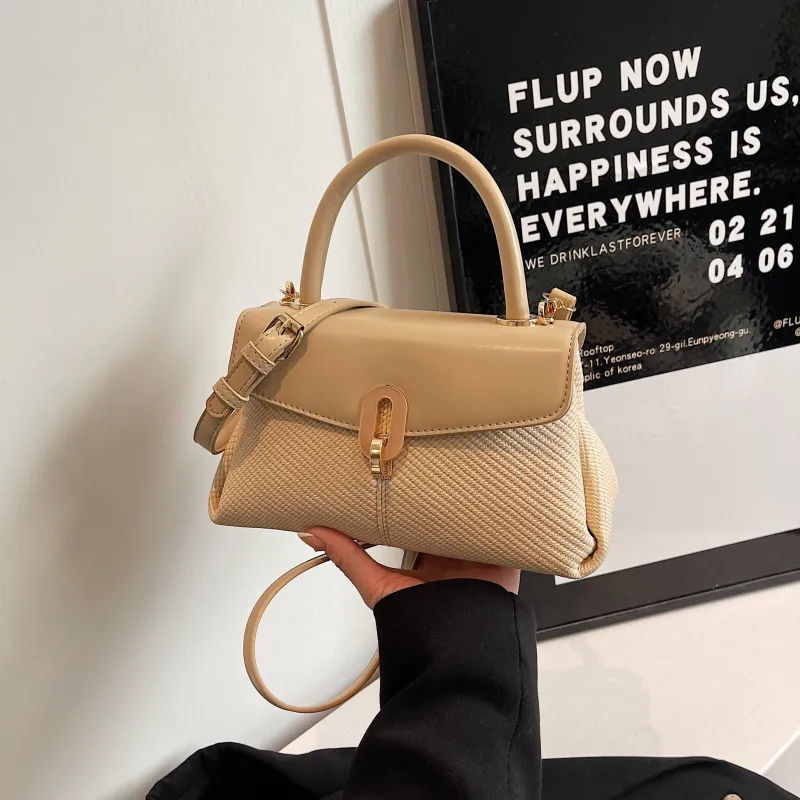 Yalu PU Handbag, Shoulder Bag, Crossbody Bag Regular Women's Black/Blue/Khaki/White-20