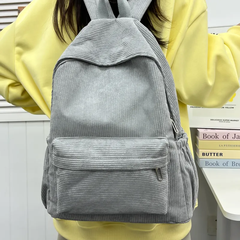 Yalu Corduroy Backpack Women's Multicolor-20