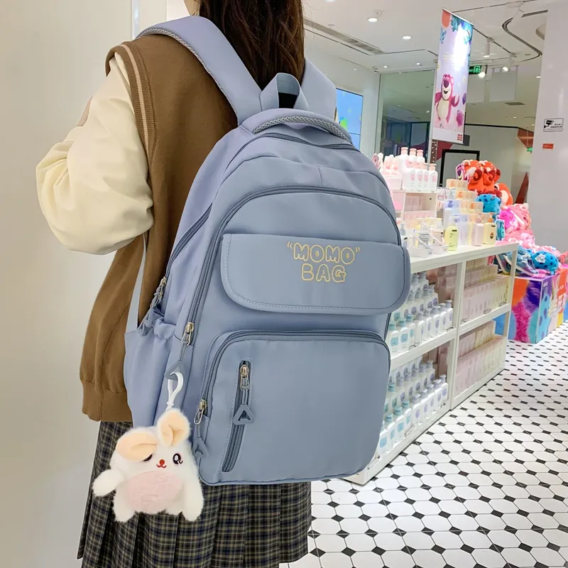 Yalu Nylon Backpack Unisex Multicolor-9