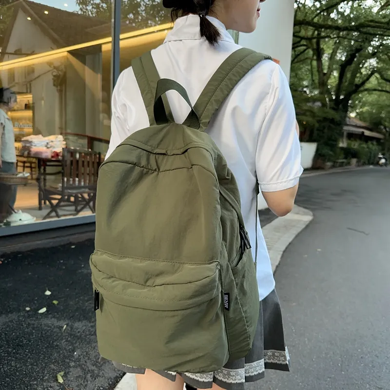 Yalu Nylon Backpack Unisex Multicolor-31