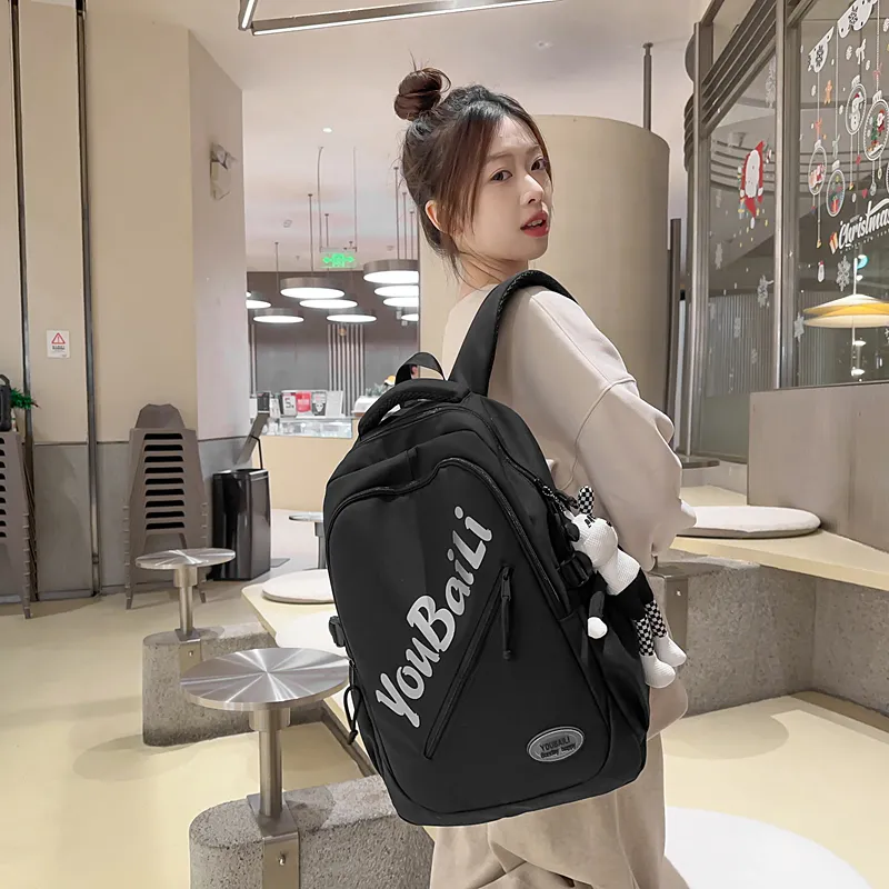 Yalu Nylon Backpacks Regular Unisex Multicolor-3