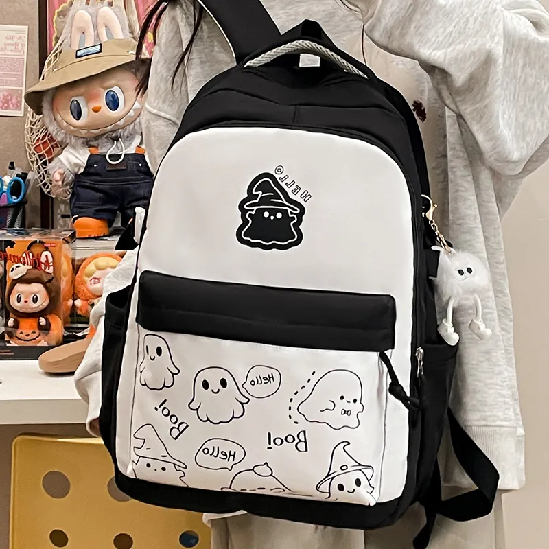 Yalu Nylon Backpack Unisex Multicolor-2