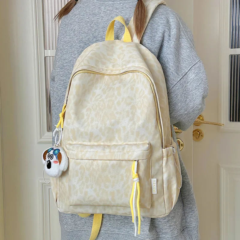 Yalu Nylon Backpack Unisex Multicolor-19