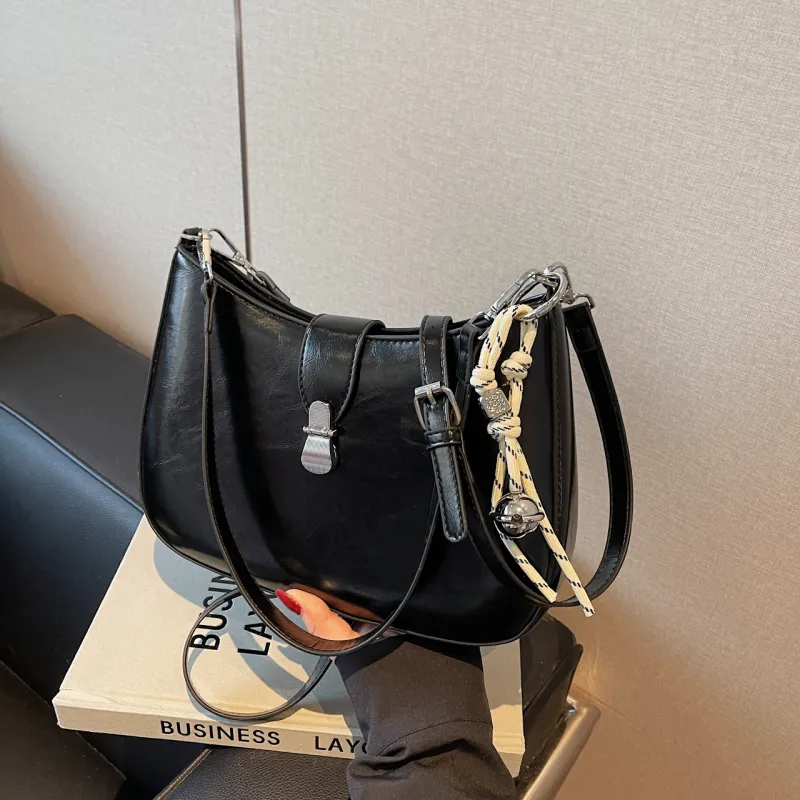 Yalu PU Crossbody Bag, Shoulder Bag Regular Women's Pink/White/Black/Beige Gray-17