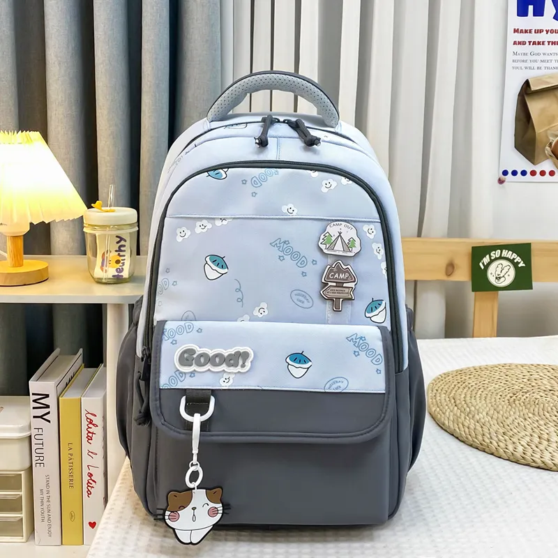 Yalu Nylon Backpack Regular Unisex Multicolor-1