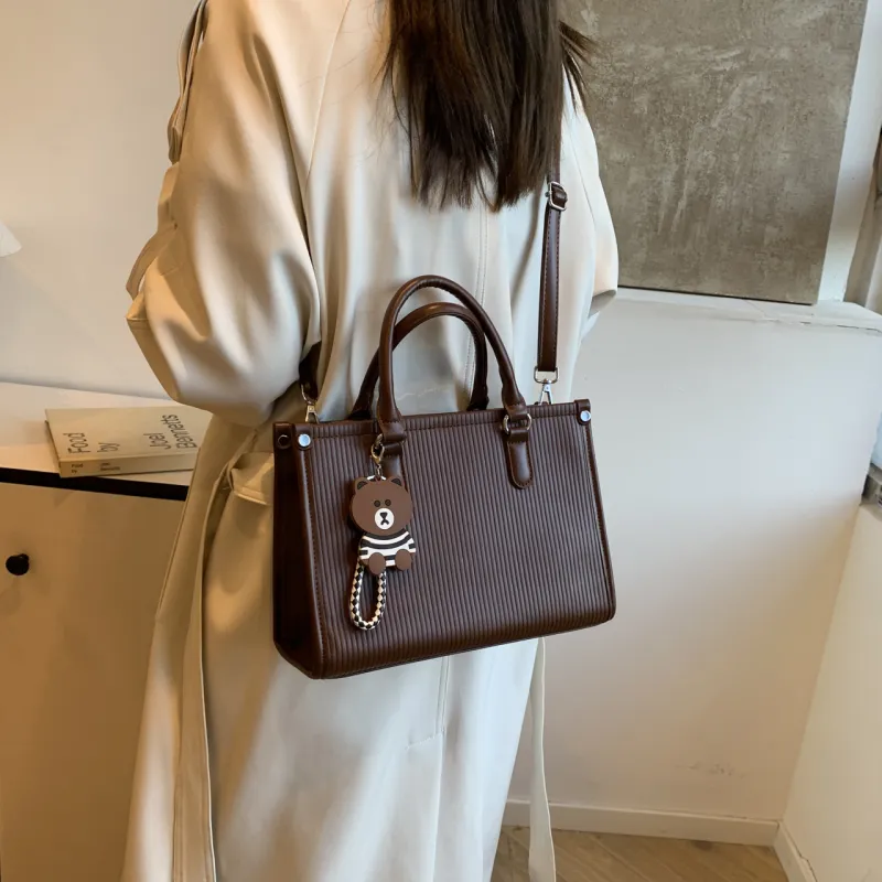 Yalu Polyester Tote Bag, Shopping Bag, Crossbody Bag, One Shoulder Handbag Women's Multicolor-4