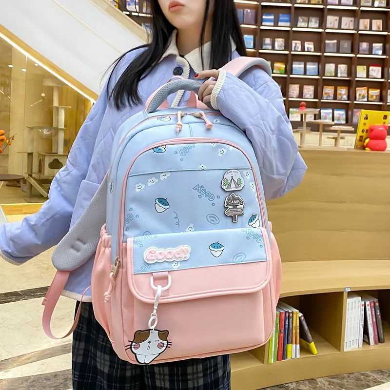 Yalu Nylon Backpack Regular Unisex Multicolor-7