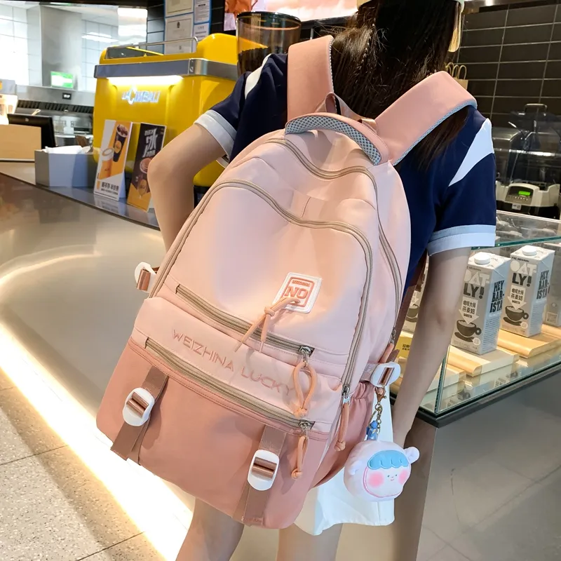 Yalu Nylon Backpack Unisex Multicolor-20