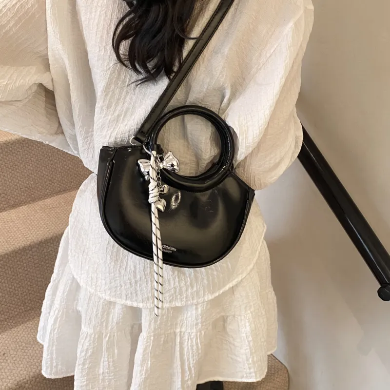 Yalu PU Shoulder Bag, Crossbody Bag, Handbag Regular Women's Silver/Black/Pink/Blue/White-13