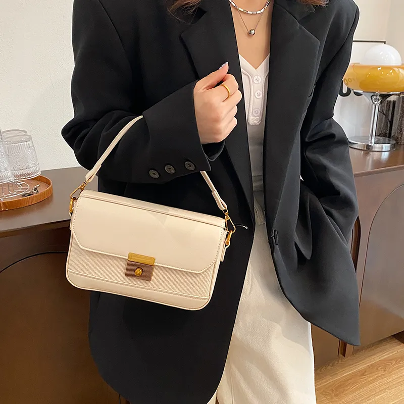 Yalu PU Shoulder Bag, Crossbody Bag Regular Women's Black/White/Brown/Gray/Khaki/Green-13