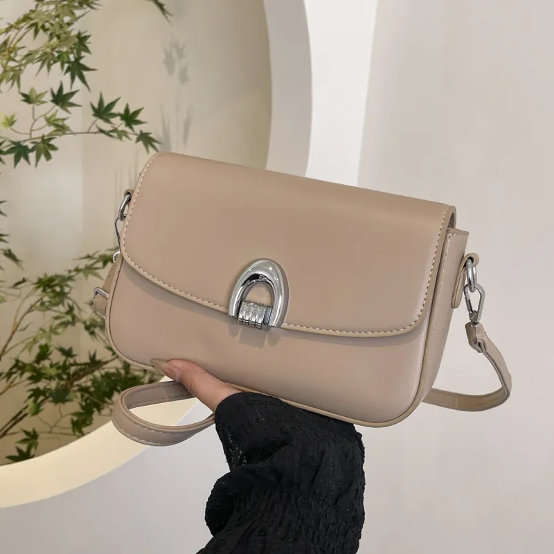 Yalu PU Crossbody Bag Shoulder Bag Regular Women's Black/White/Pink/Brown/Khaki-23