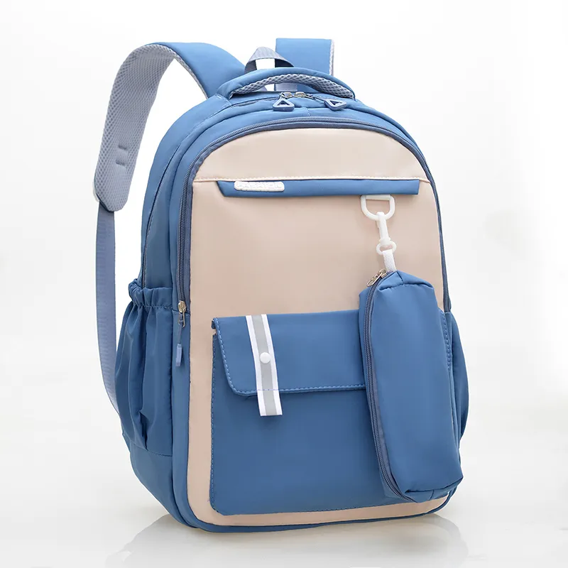 Yalu Nylon Backpack Regular Unisex Blue/Black/Pink/Purple/Red-1