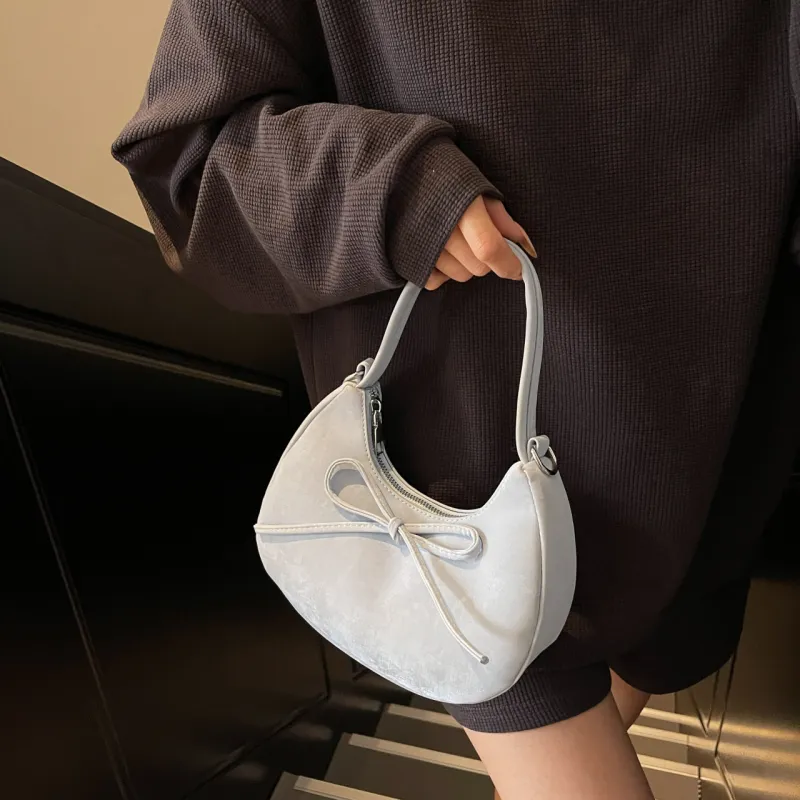 Yalu PU Shoulder Bag, Crossbody Bag, Handbag Regular Women's Black/Pink/Ecru/Silver/Blue-34