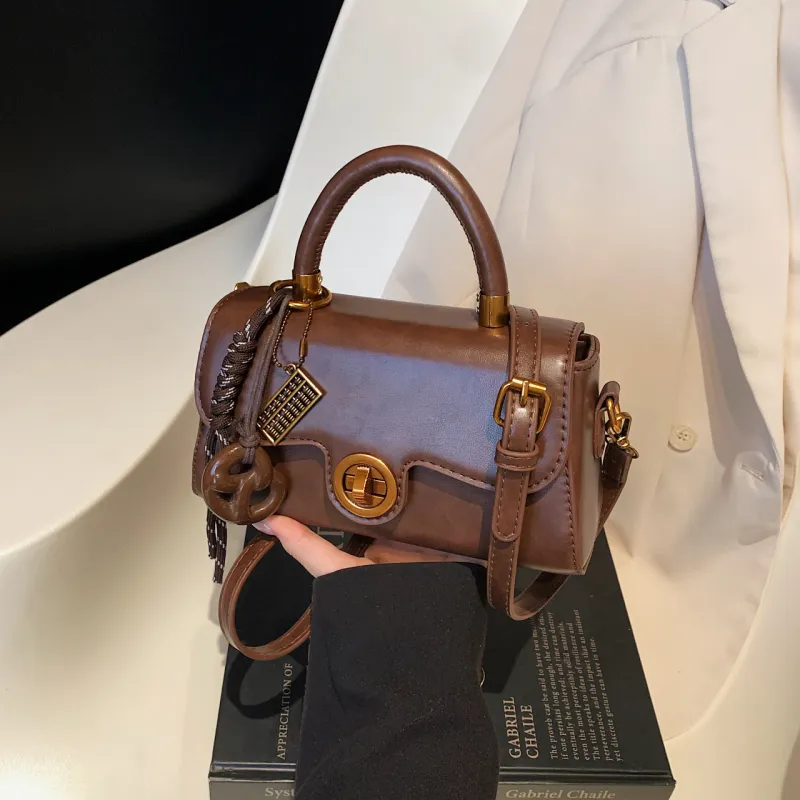 Yalu PU Shoulder Bag, Crossbody Bag, Handbag Regular Women's Coffee/White/Brown/Black-10