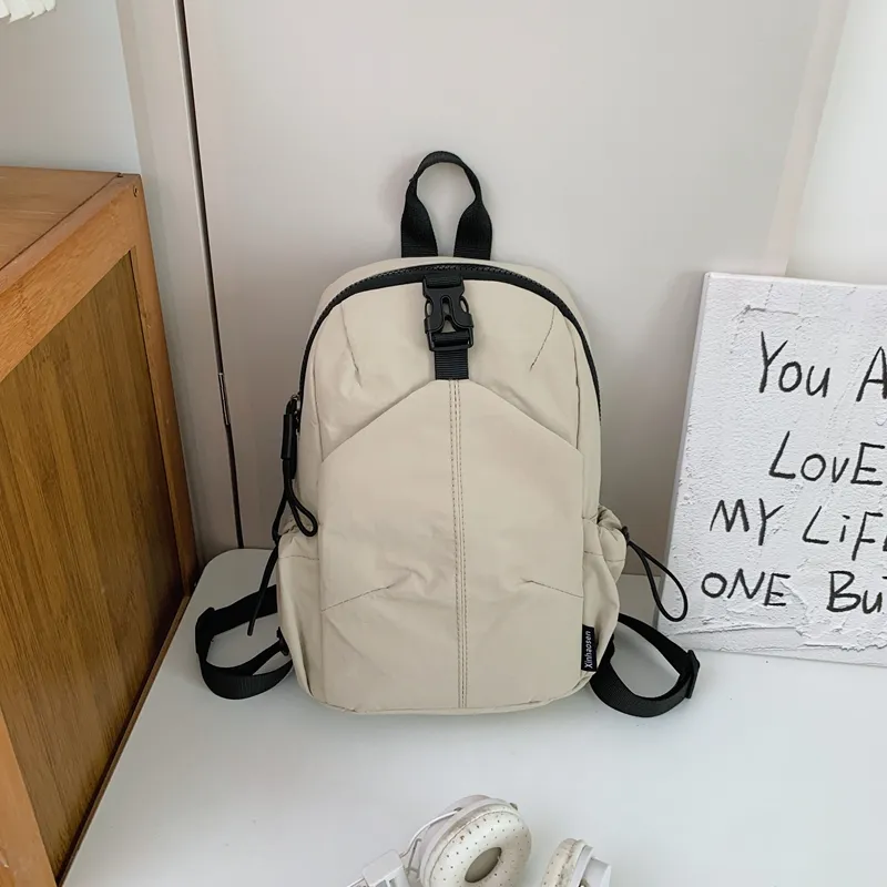 Yalu Nylon Backpack Regular Women's Black/Yellow/Khaki/Army Green/Blue-11