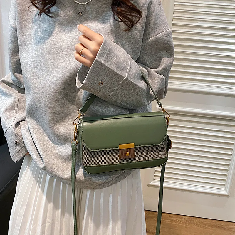 Yalu PU Shoulder Bag, Crossbody Bag Regular Women's Black/White/Brown/Gray/Khaki/Green-41
