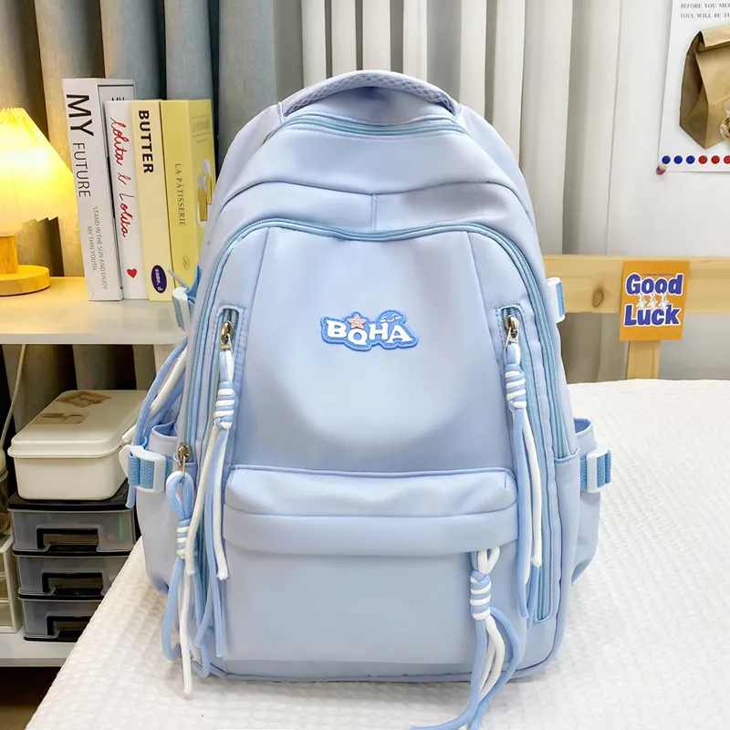Yalu Nylon Backpack Unisex Multicolor-23