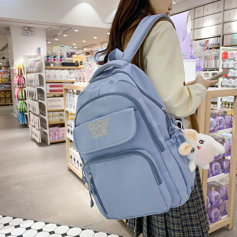 Yalu Nylon Backpack Unisex Multicolor-14