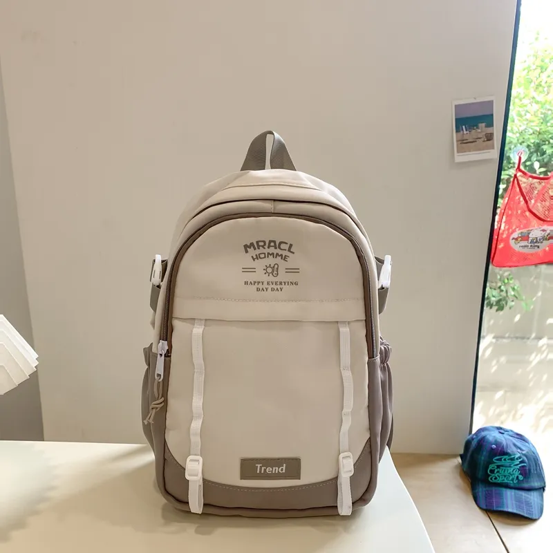 Yalu Nylon Backpack Unisex Multicolor-26