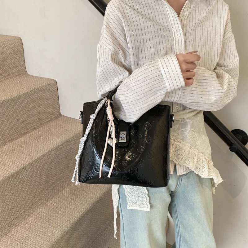Yalu PU Bucket Bag Handbag Women's Multicolor-3