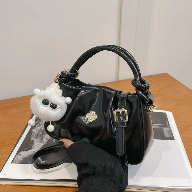 Yalu PU Handbag Regular Women's White/Brown/Black-17
