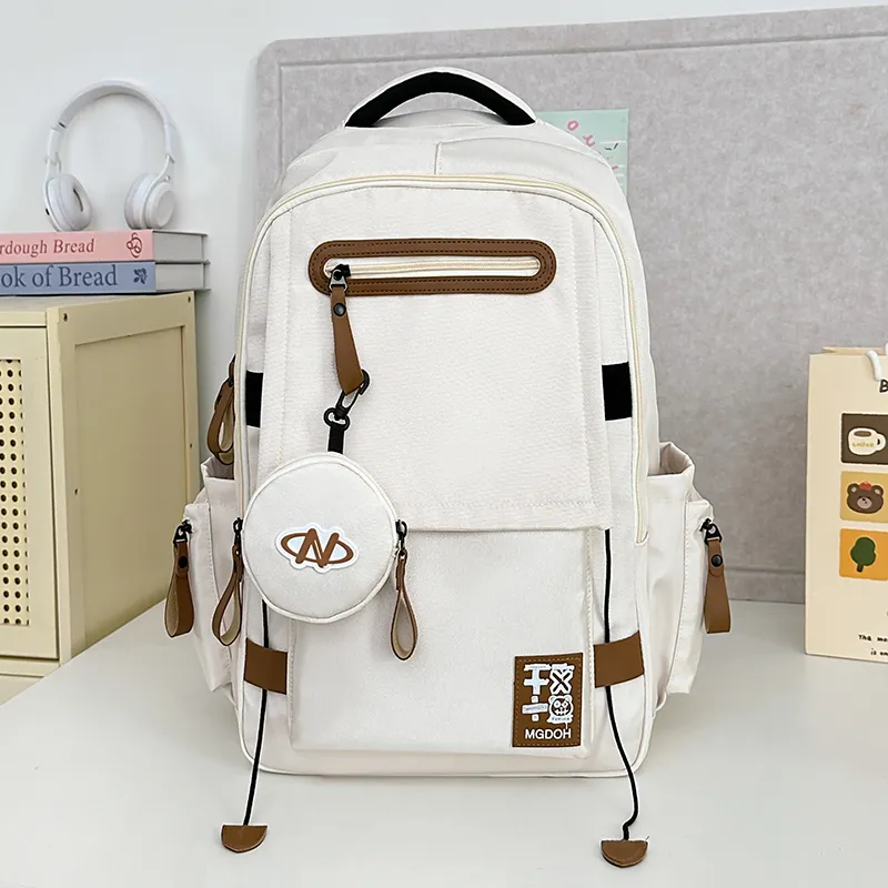 Yalu Nylon Backpack Unisex Multicolor-1