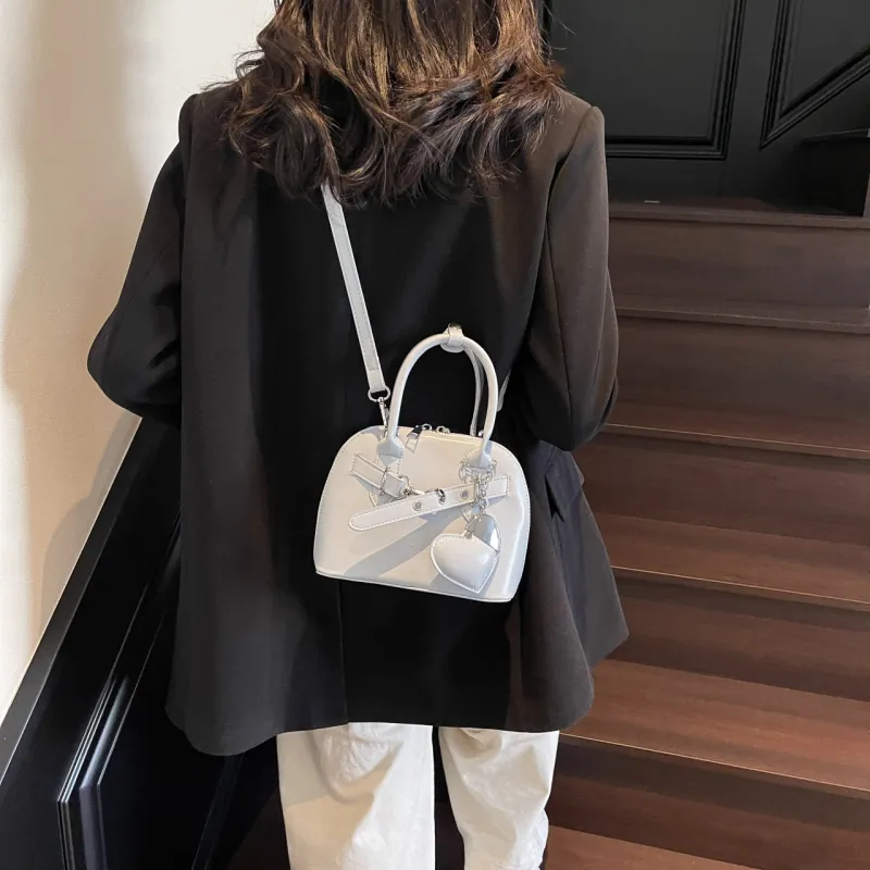 Yalu PU Shoulder Bag, Crossbody Bag, Handbag Regular Women's Black/Light Pink/Ecru/Light Blue-26