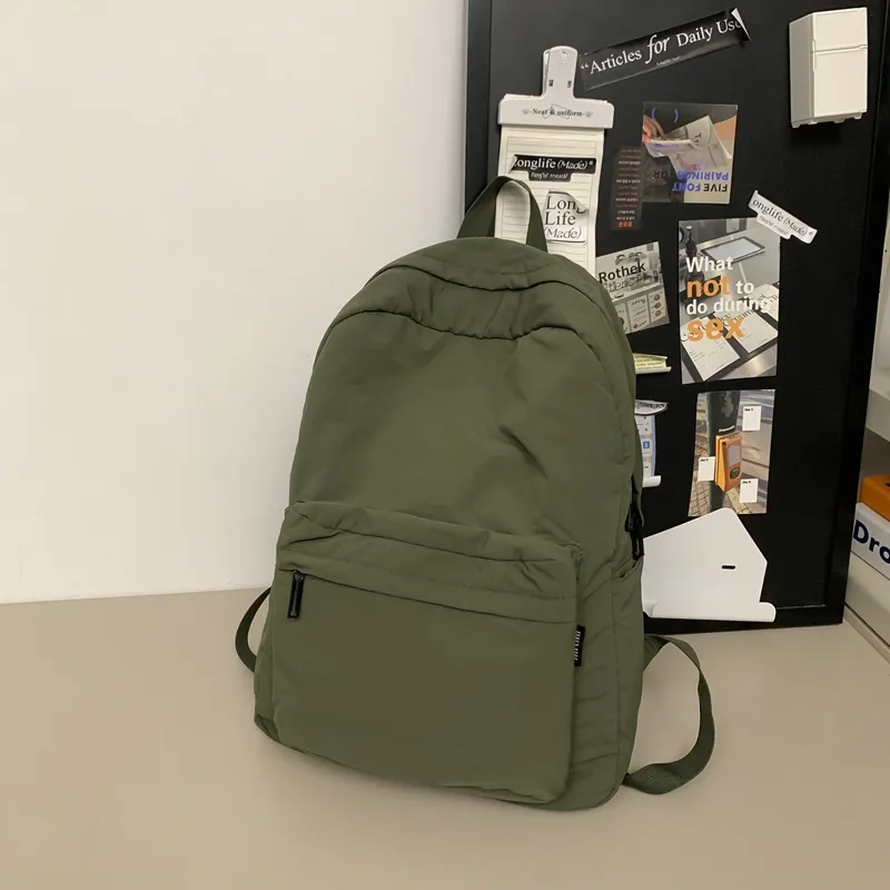 Yalu Nylon Backpack Unisex Multicolor-33