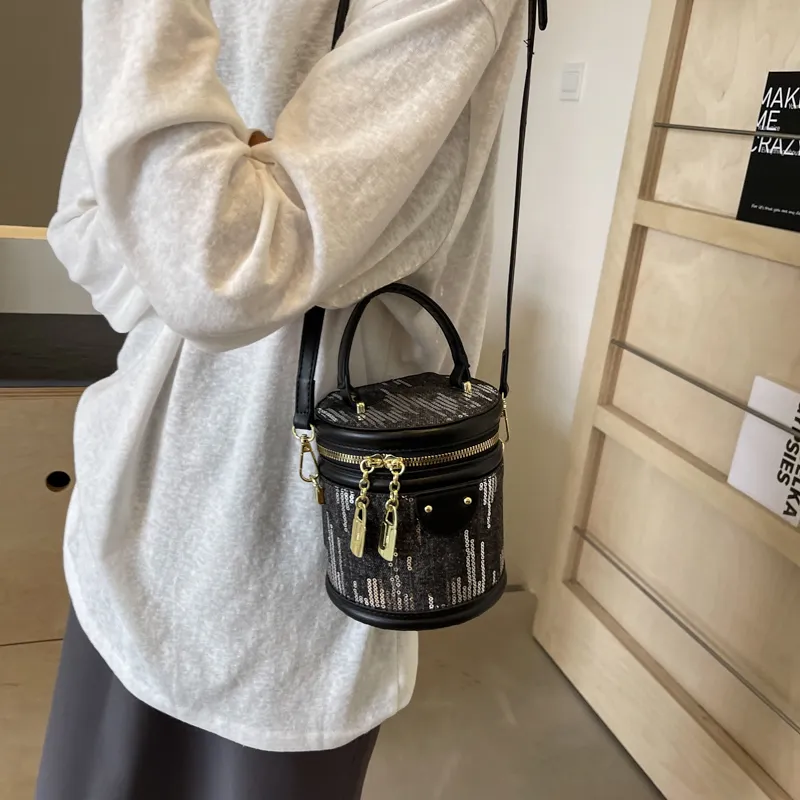 Yalu PU Shoulder Bag, Handbag Regular Women's White/Black/Blue-12