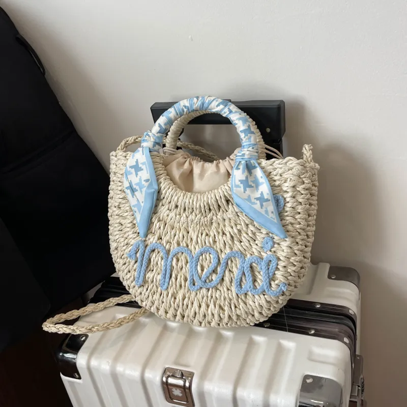 Yalu Woven Handbag Women's Orange/Yellow/Pink/Blue-20
