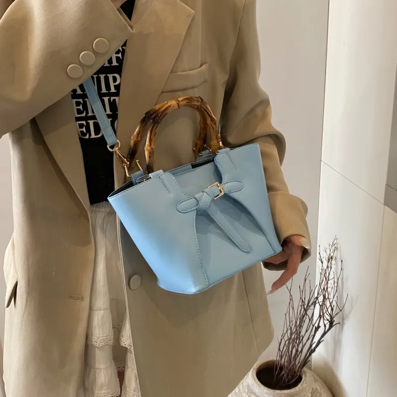 Yalu PU Shoulder Bag, Handbag Women's Black/Silver/Blue/White-15
