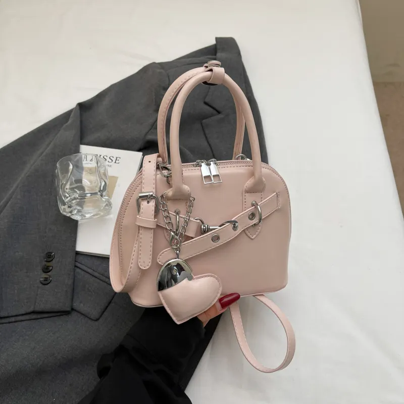 Yalu PU Shoulder Bag, Crossbody Bag, Handbag Regular Women's Black/Light Pink/Ecru/Light Blue-13