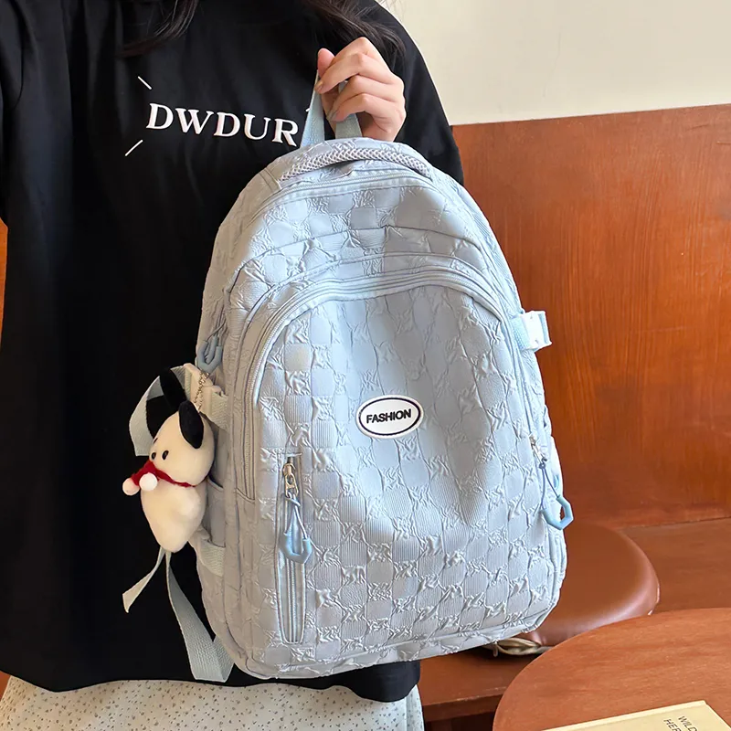 Yalu Nylon Backpack Regular Unisex Multicolor-5
