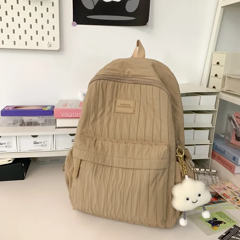 Yalu Nylon Backpack Regular Unisex Multicolor-1