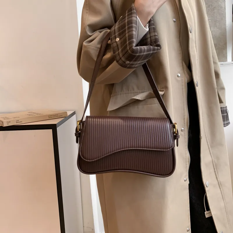 Yalu PU Portable Crossbody Bag, Shoulder Bag Women's White/Black/Coffee/Red-23