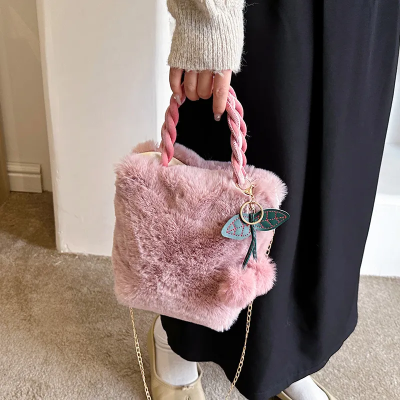 Yalu Plush Handbag Women's Multicolor-24