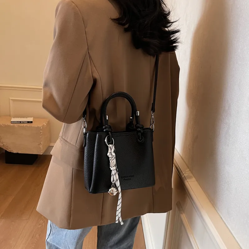 Yalu PU Handbags Shoulder Bag Crossbody Bag Women's Ecru/Black/Pink/Khaki-13